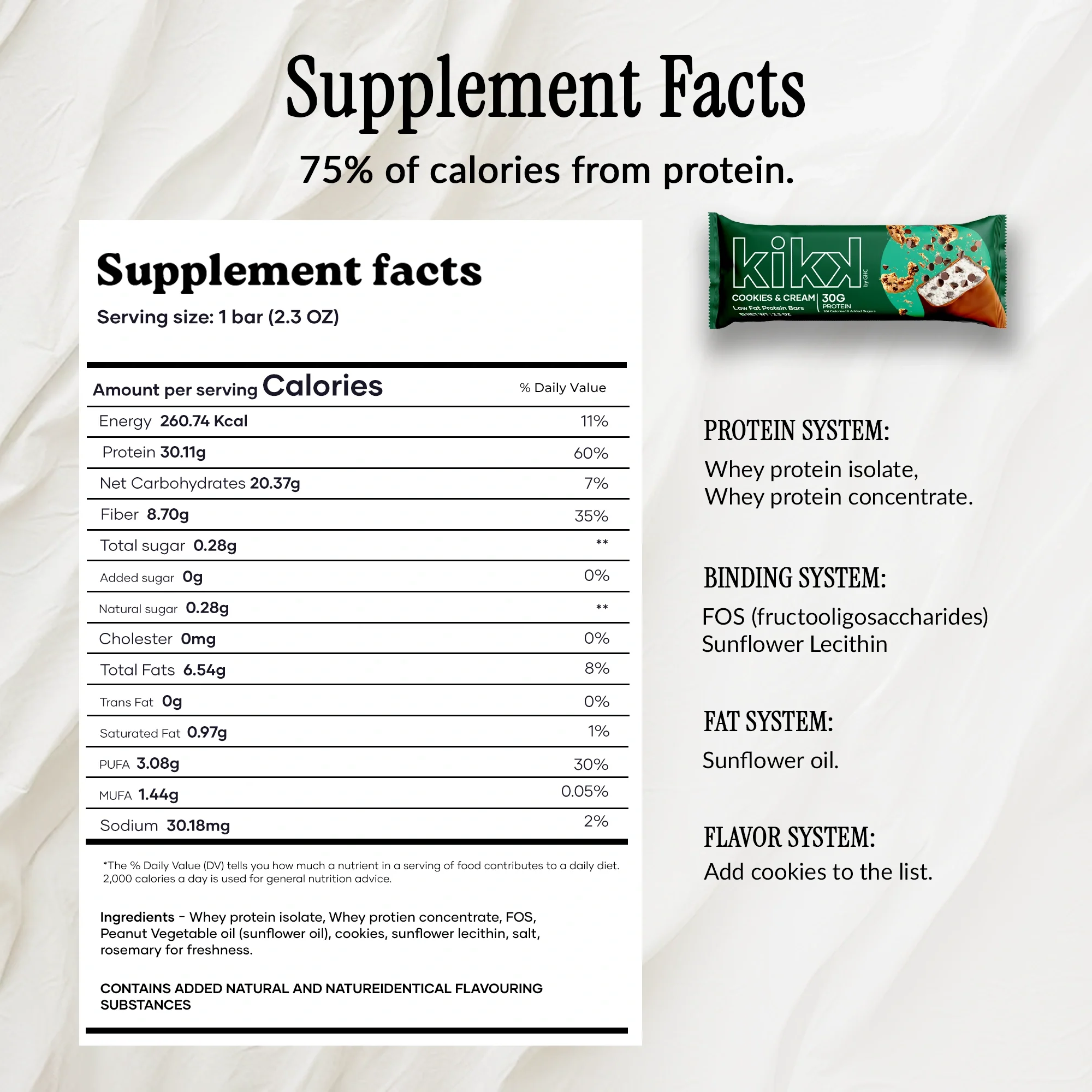 Low Fat Protein Bars (30g Protein Per Bar) - Image 3