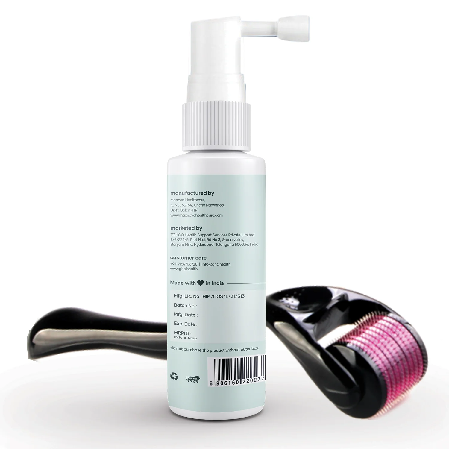 Beard growth kit (Beard Vitalizer & Derma Roller) - Image 3