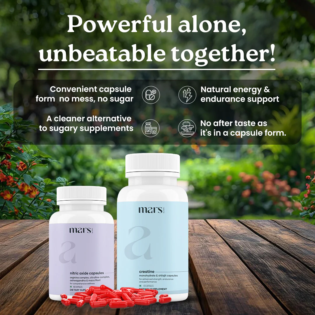 Beast Mode Combo: Powered by Nitric Oxide & Creatine Capsules - Image 2