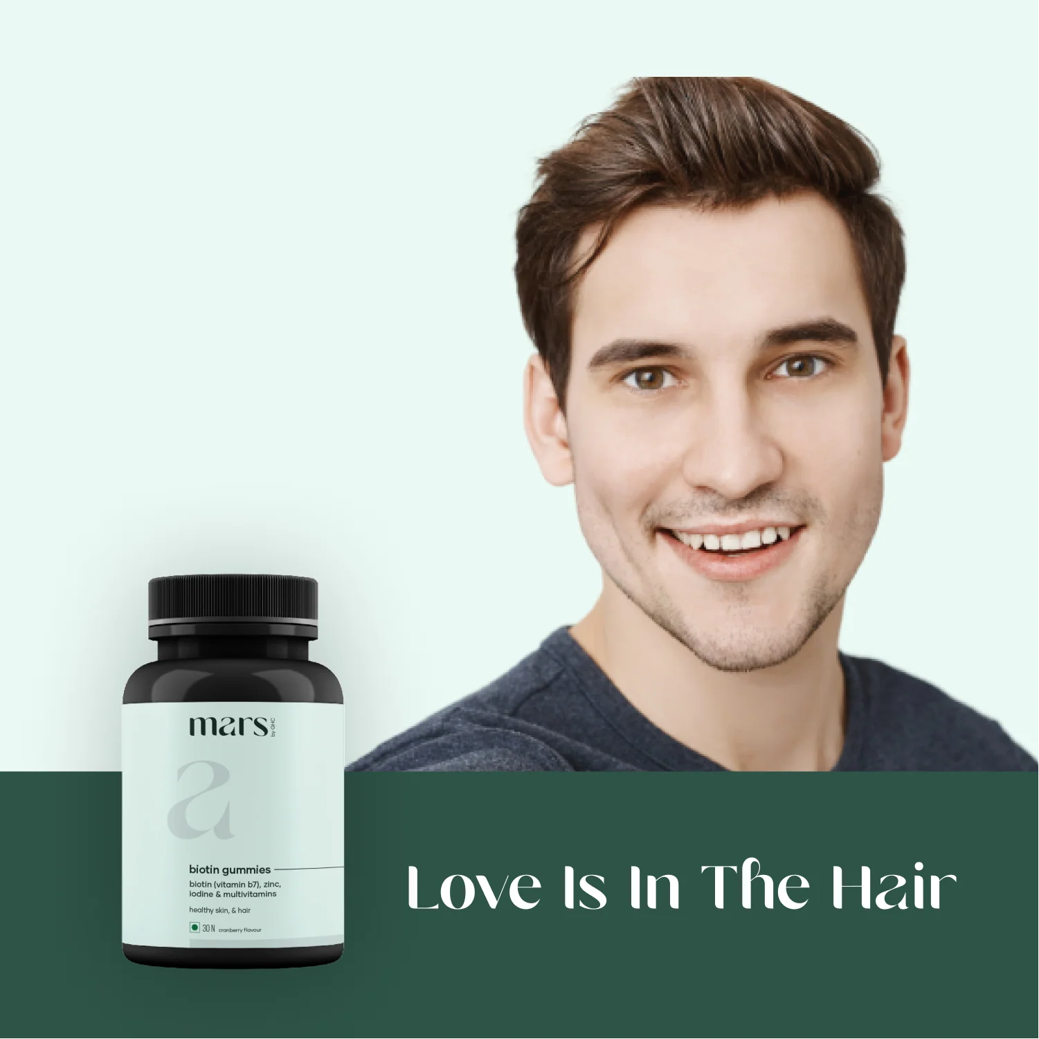 Biotin Gummies for Hair with Zinc - (30 N) - Image 6