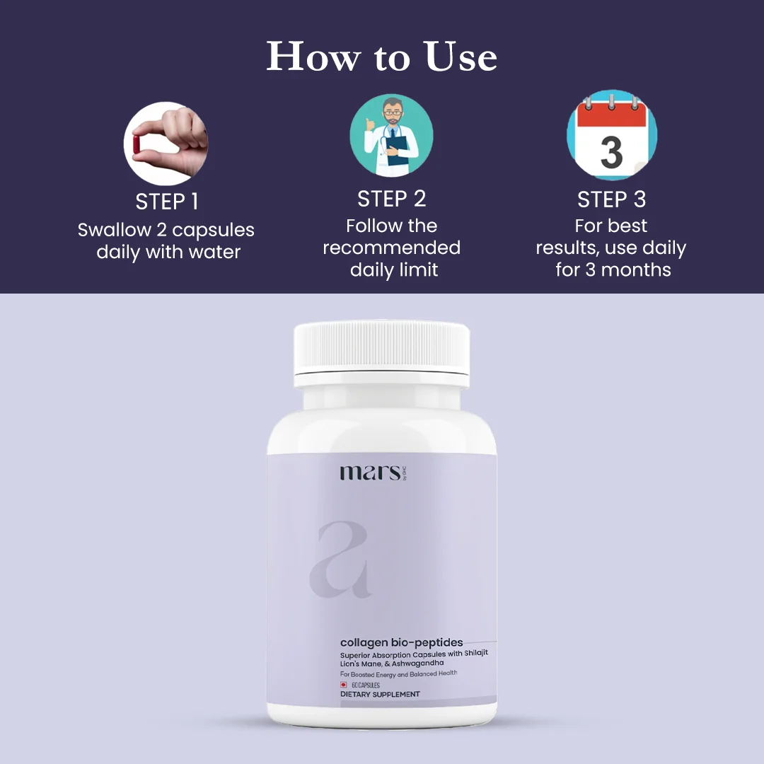 Collagen Bio-Peptide Capsules For Skin, Joint, and Brain Health Support (60N) - Image 5