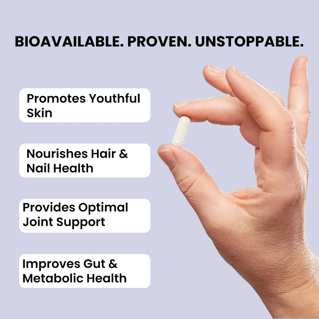 Collagen Bio-Peptide Capsules For Skin, Joint, and Brain Health Support (60N) - Image 7