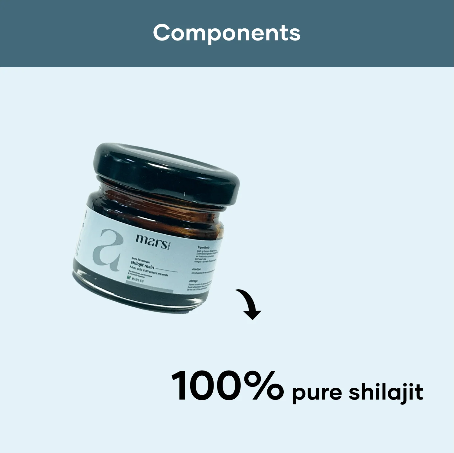 Test Mars Pure Himalayan Shilajit (Resin) - 15g - Image 2