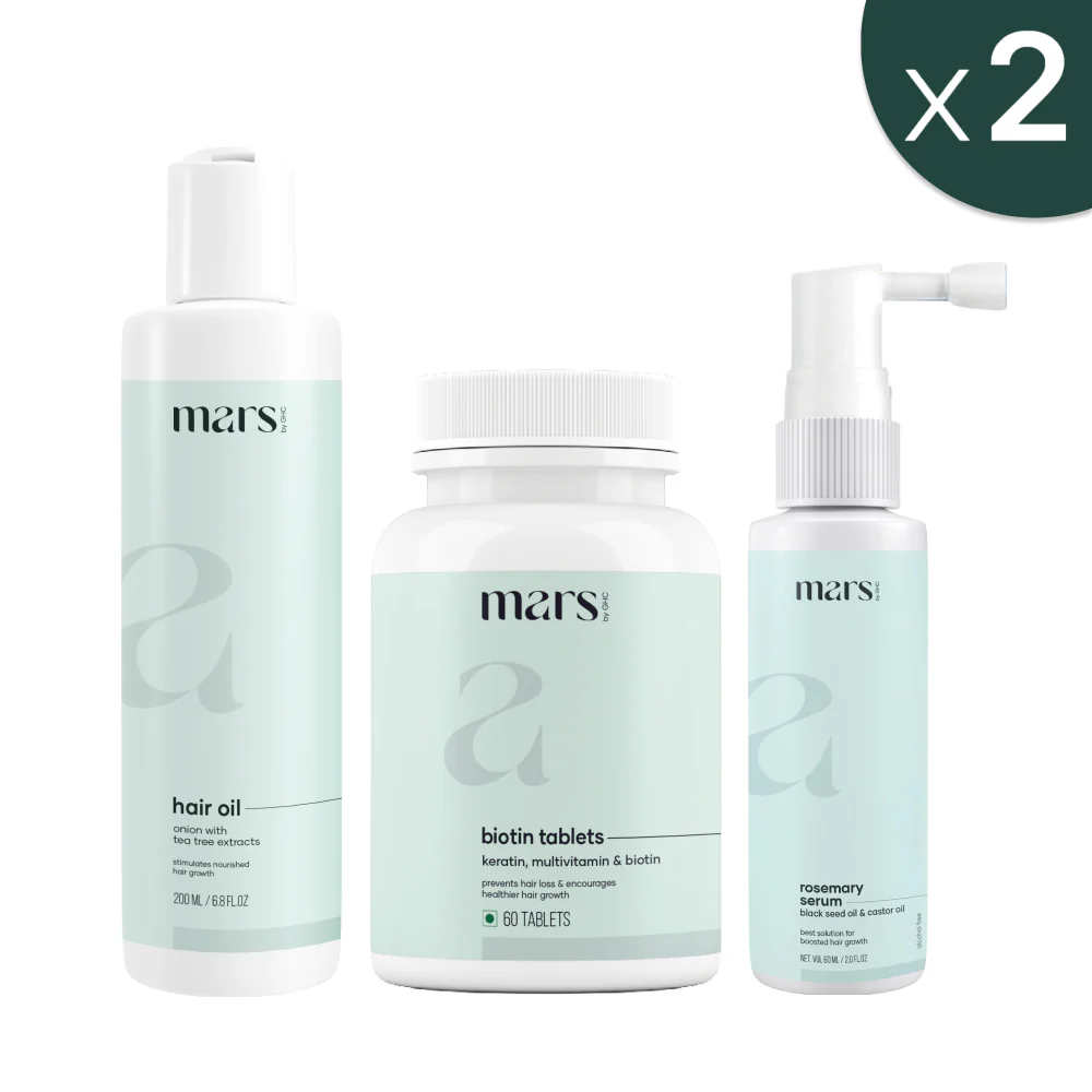 Hair Growth Max Combo: Rosemary Serum, Biotin Tablets & Onion Hair Oil - Image 8