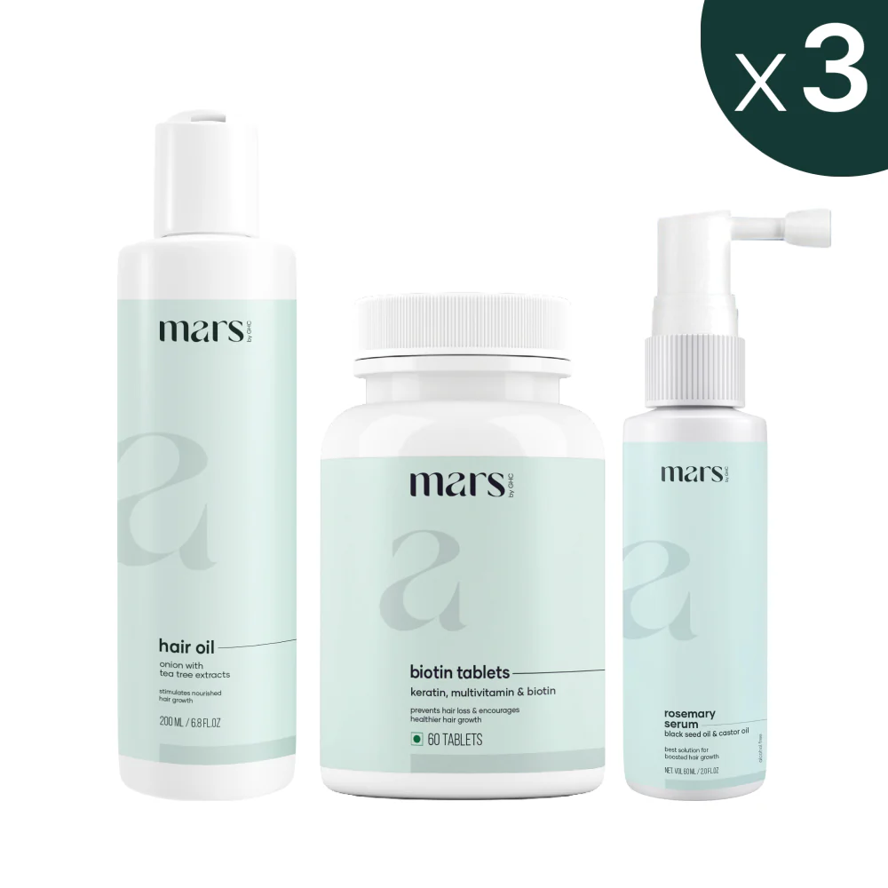 Hair Growth Max Combo: Rosemary Serum, Biotin Tablets & Onion Hair Oil - Image 9