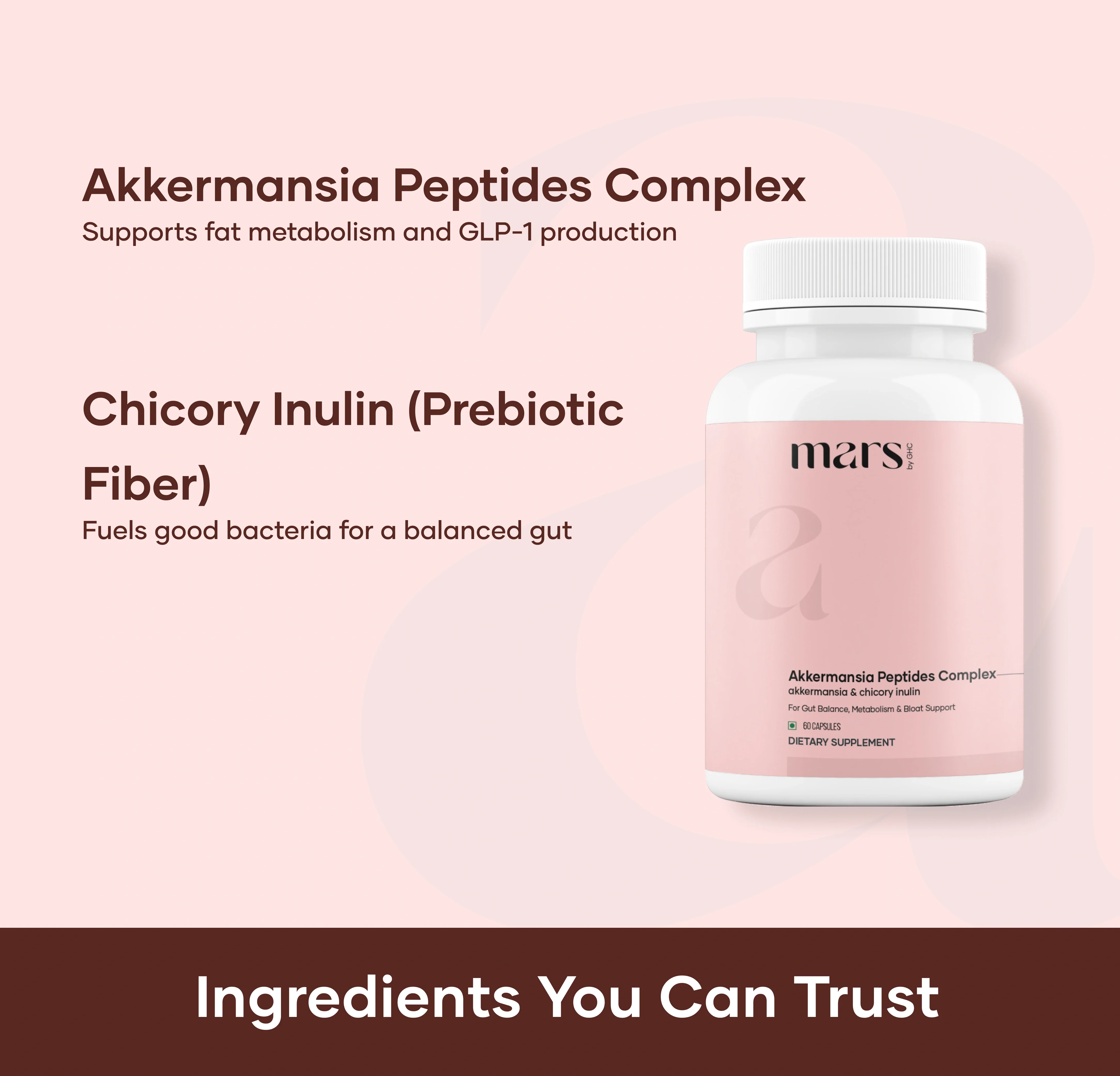 Mars Akkermansia Peptide Complex: GLP-1 Support for Gut Balance, Metabolism & Bloat - Image 4