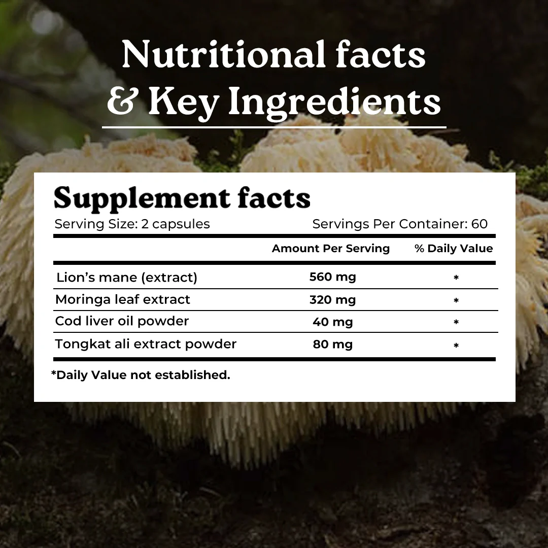 Mars Alizenol – Bedroom Performance & Vitality Support with Moringa, Lion’s Mane & Tongkat Ali - Image 3