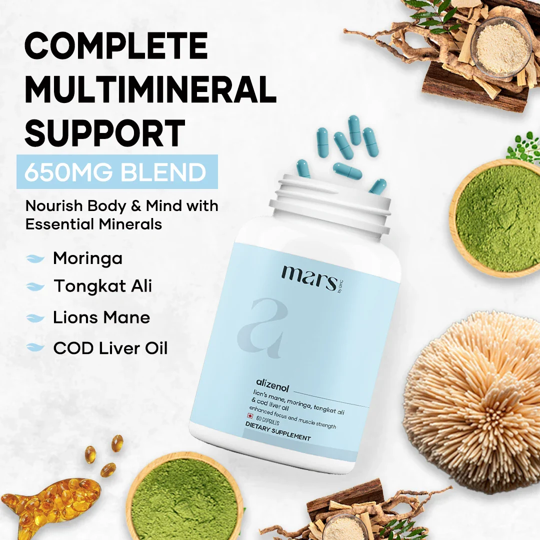 Mars Alizenol - Powered by Moringa, Lions Mane and Tongkat Ali - Image 2