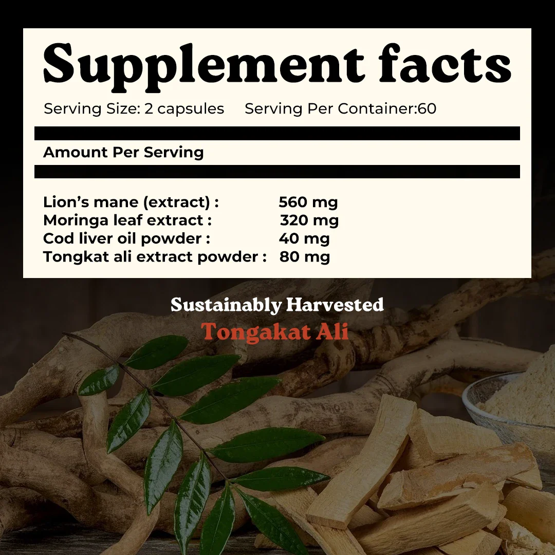 Mars Alizenol - Powered by Tongkat Ali, Moringa and Lions Mane - Image 3