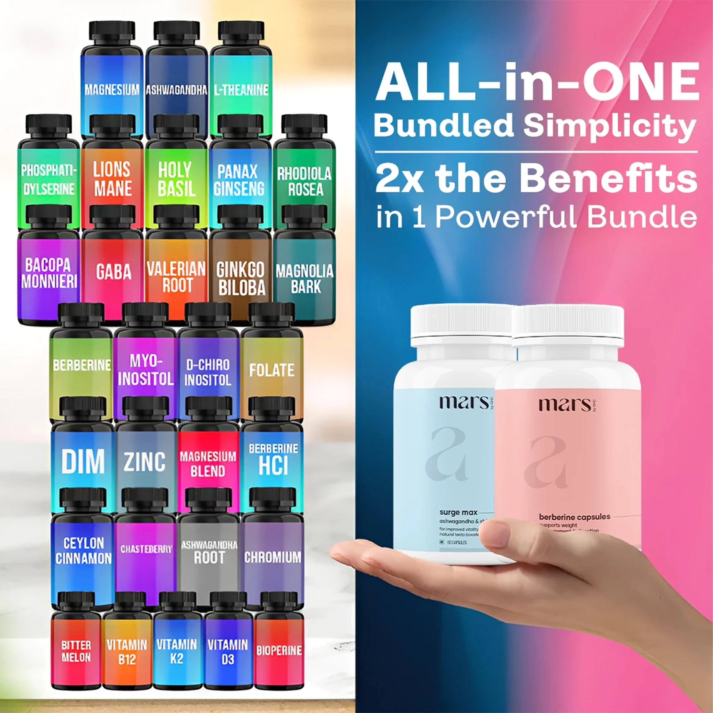 Mars AshwaBurn Bundle: Powered by Ashwagandha & Berberine Capsules - Image 5