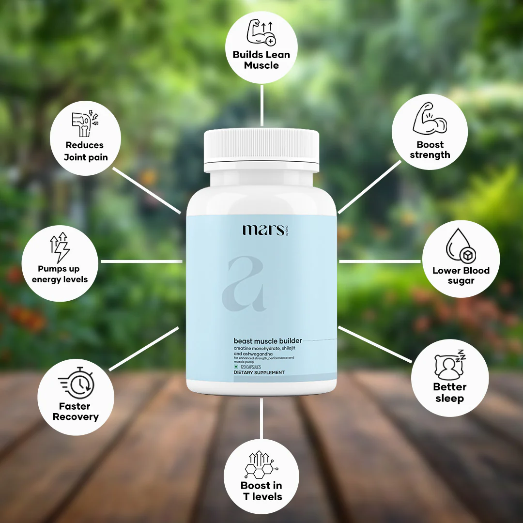 Mars Beast Muscle Builder : A New Age Natural solution for Muscle Gain , Pump and Energy - Image 9