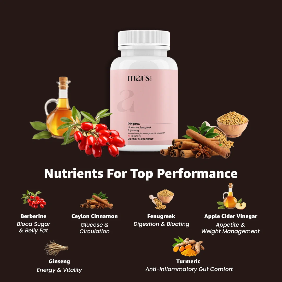 Mars BerPrex: A Natural Berberine Supplement For Gut, Belly Fat, Diabetes & Poop Issues - Image 12
