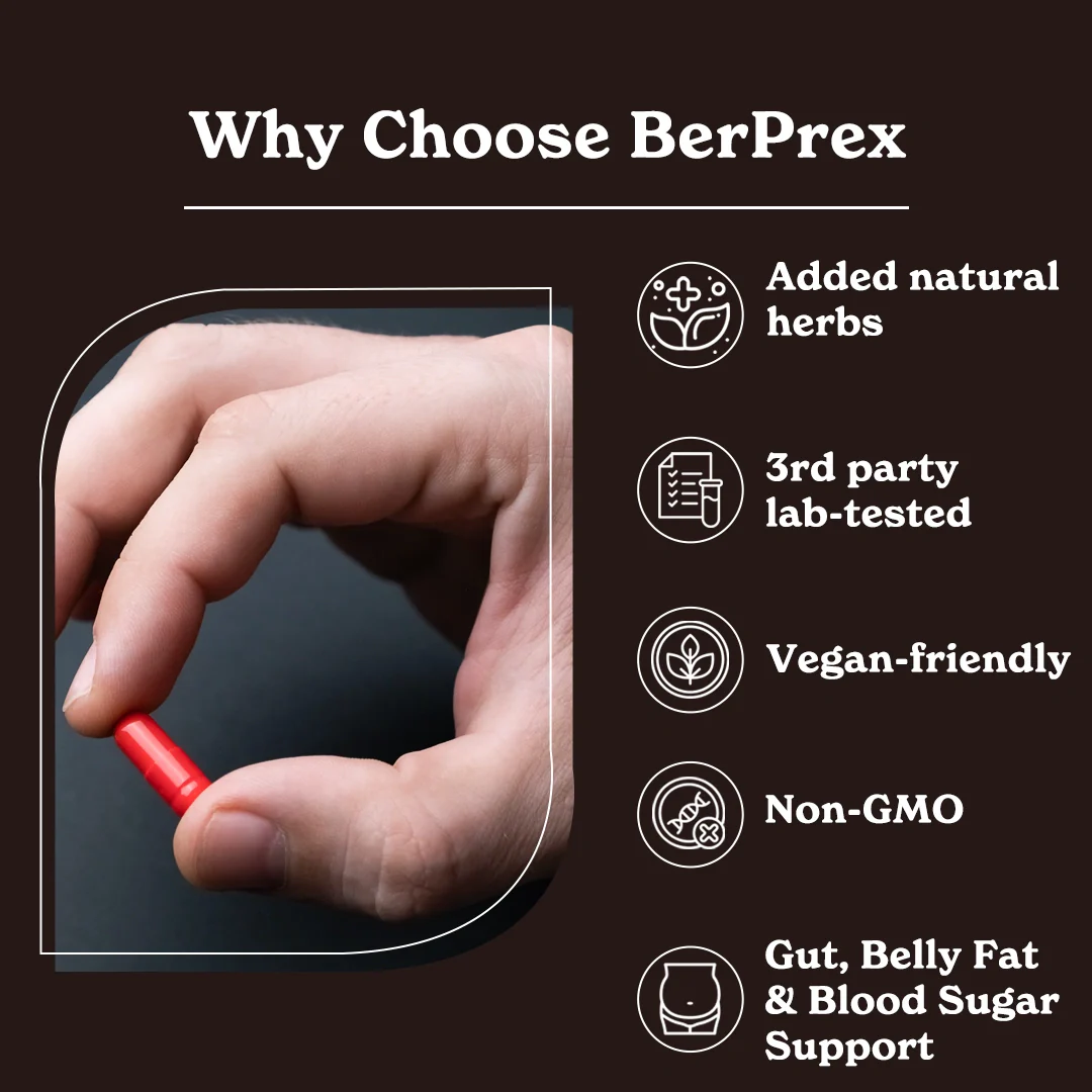 Mars BerPrex: A Natural Berberine Supplement For Gut, Belly Fat, Diabetes & Poop Issues - Image 14