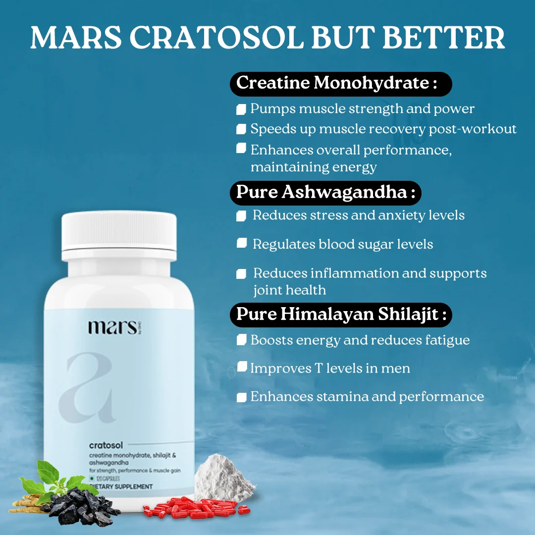 Mars Cratosol: Powered with Creatine Monohydrate, Shilajit and Ashwagandha - Image 10