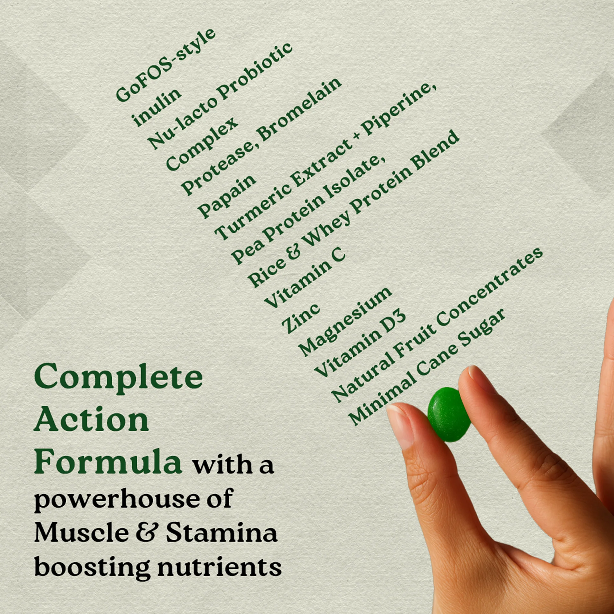 Mars Daily Pro Green Gummies - Low Sugar - Image 4