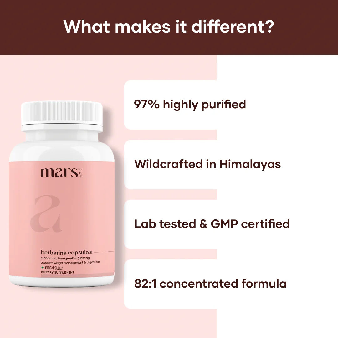 Mars Himalayan Berberine Capsules: Harnessing the Power of the Himalayas - Image 5