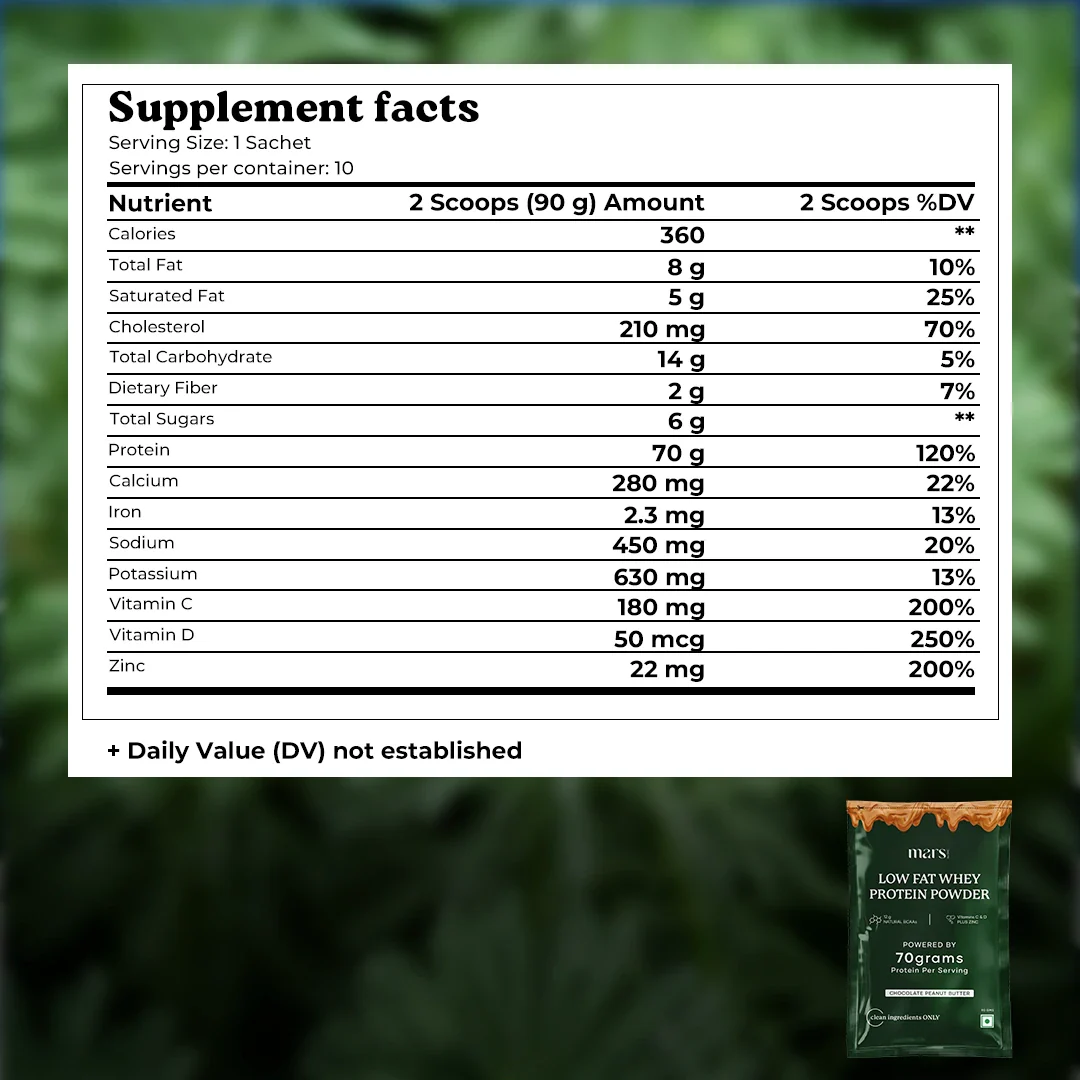 Mars Low Fat Whey Protein Powder - Image 5