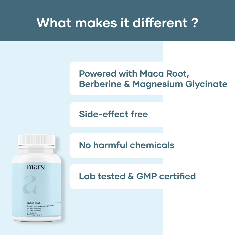 Mars Maca Root Caps (Ginseng): Powered With Magnesium & Berberine - Image 5