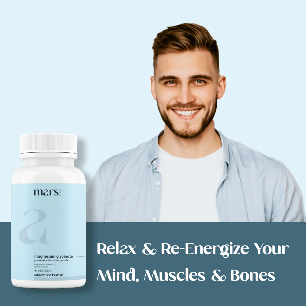 Magnesium Glycinate Capsules: Powered with Ashwagandha (120 N) - Image 6