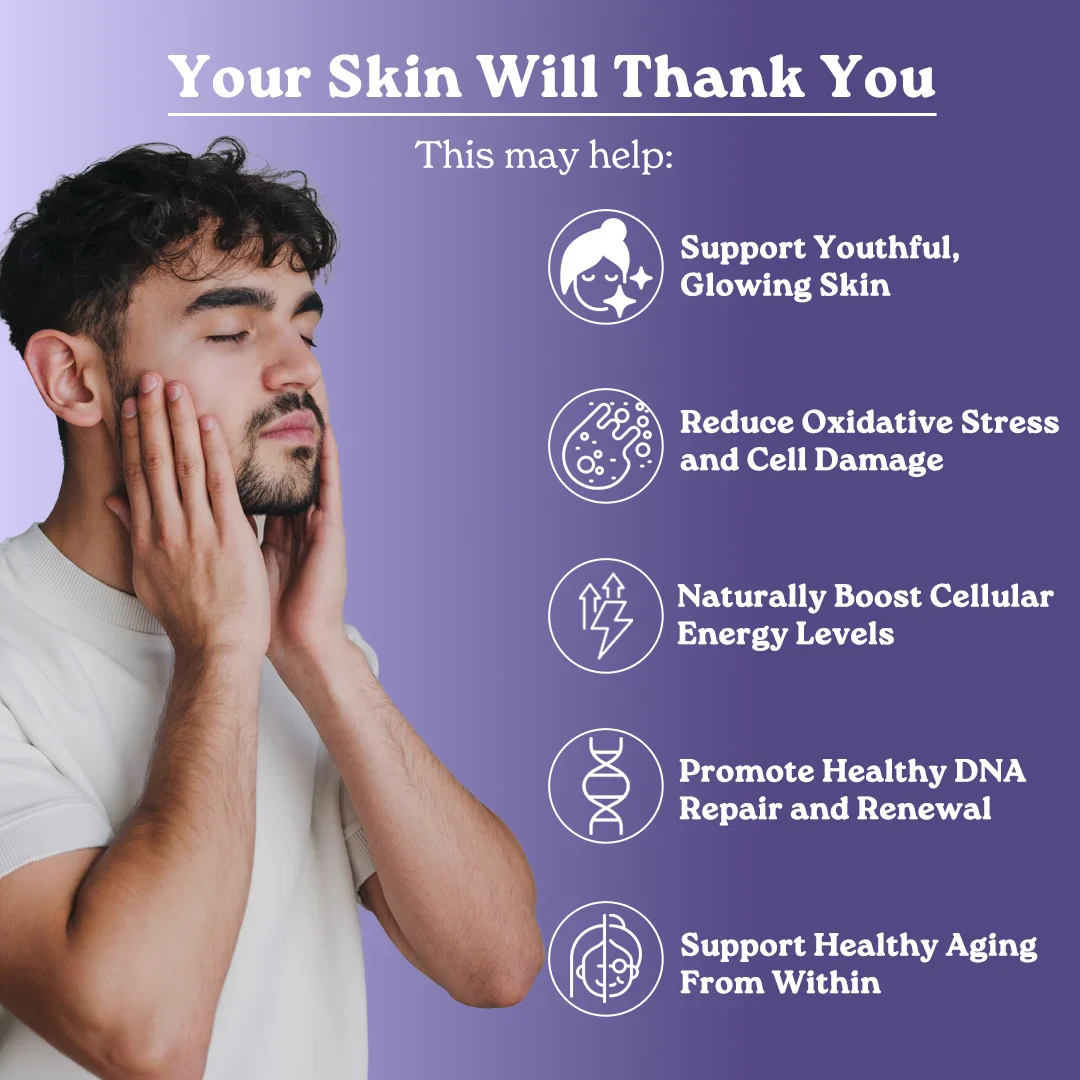 Mars lipoNAD+ Capsules with Trans-Resveratrol & Trimethylglycine – Anti-Ageing, Skin Health & Cellular Longevity Support - Image 6