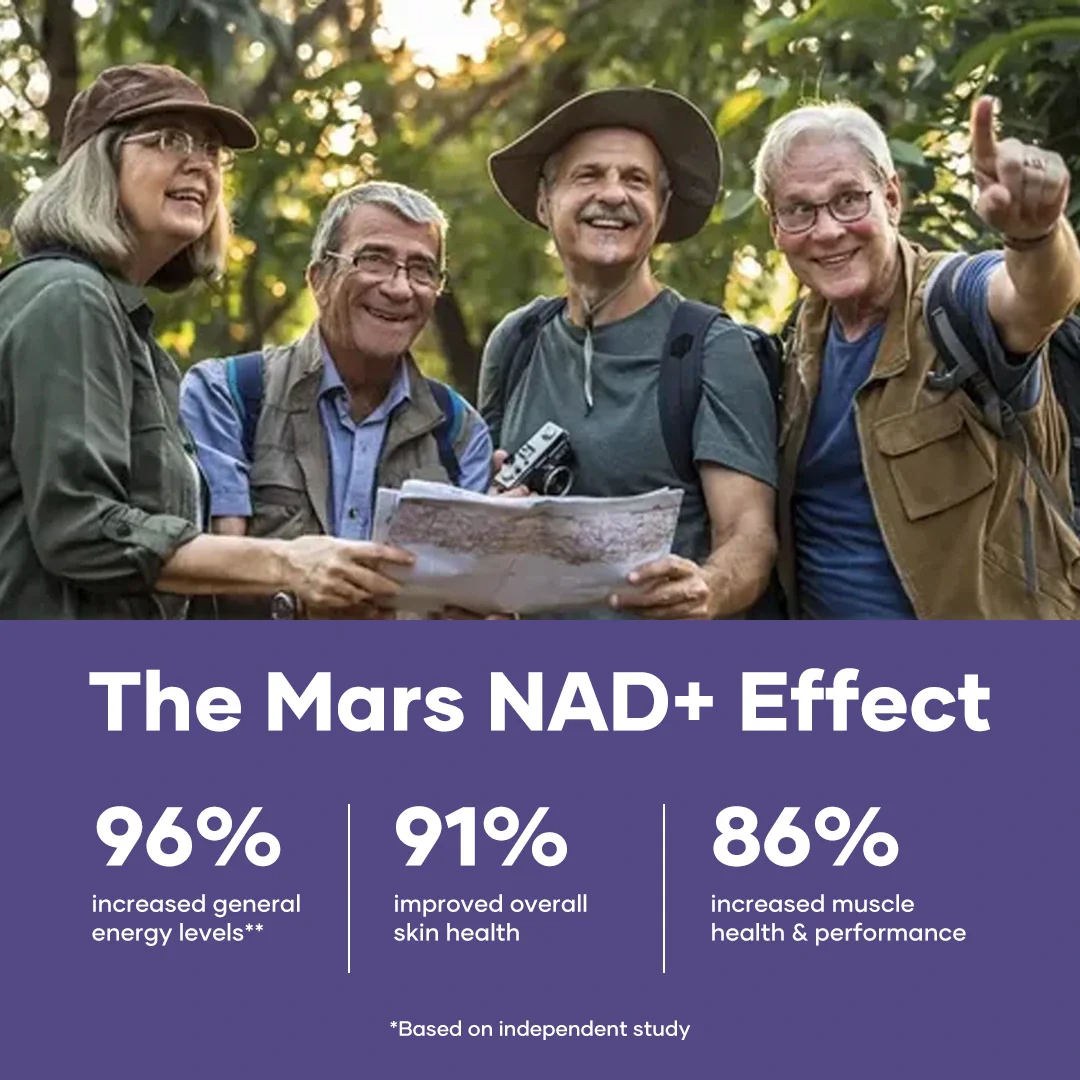 Mars NAD+ Capsules with NADH & Vitamin B3 – Anti-Aging Support, Brain Health & Cellular Energy (60N) - Image 9