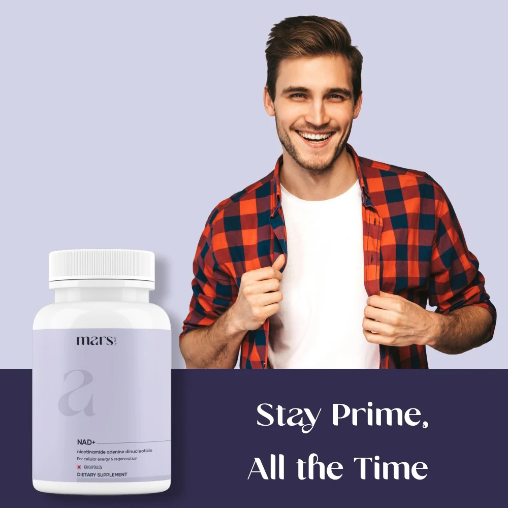 Mars NAD+ Capsules with NR & Vitamin B3 – Cellular Energy, Brain Health & Resilience Support (60N) - Image 7