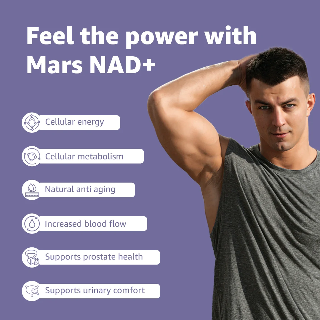 Mars NAD+ - Reignite Peak Energy, Focus, and Bedroom Stamina - Image 2