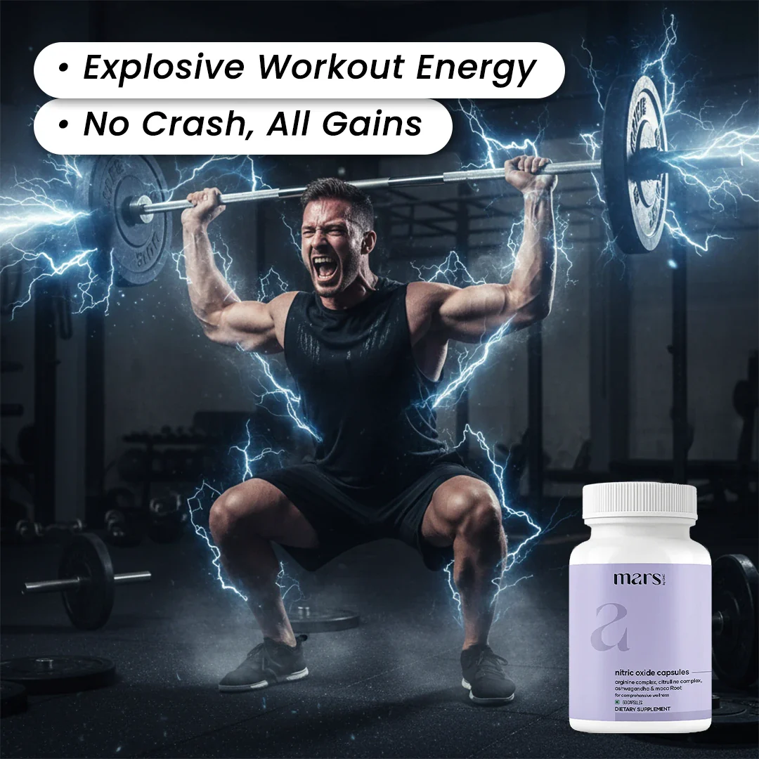 Mars Nitric Oxide capsules: A Natural Nitric Oxide Booster For Muscle Pump, Endurance and Strength - Image 8