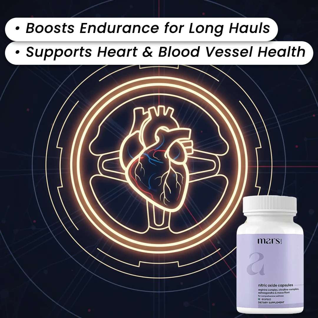 Mars Nitric Oxide Capsule: A Natural Circulation & Energy Booster for Stamina, Focus & Recovery - Image 3