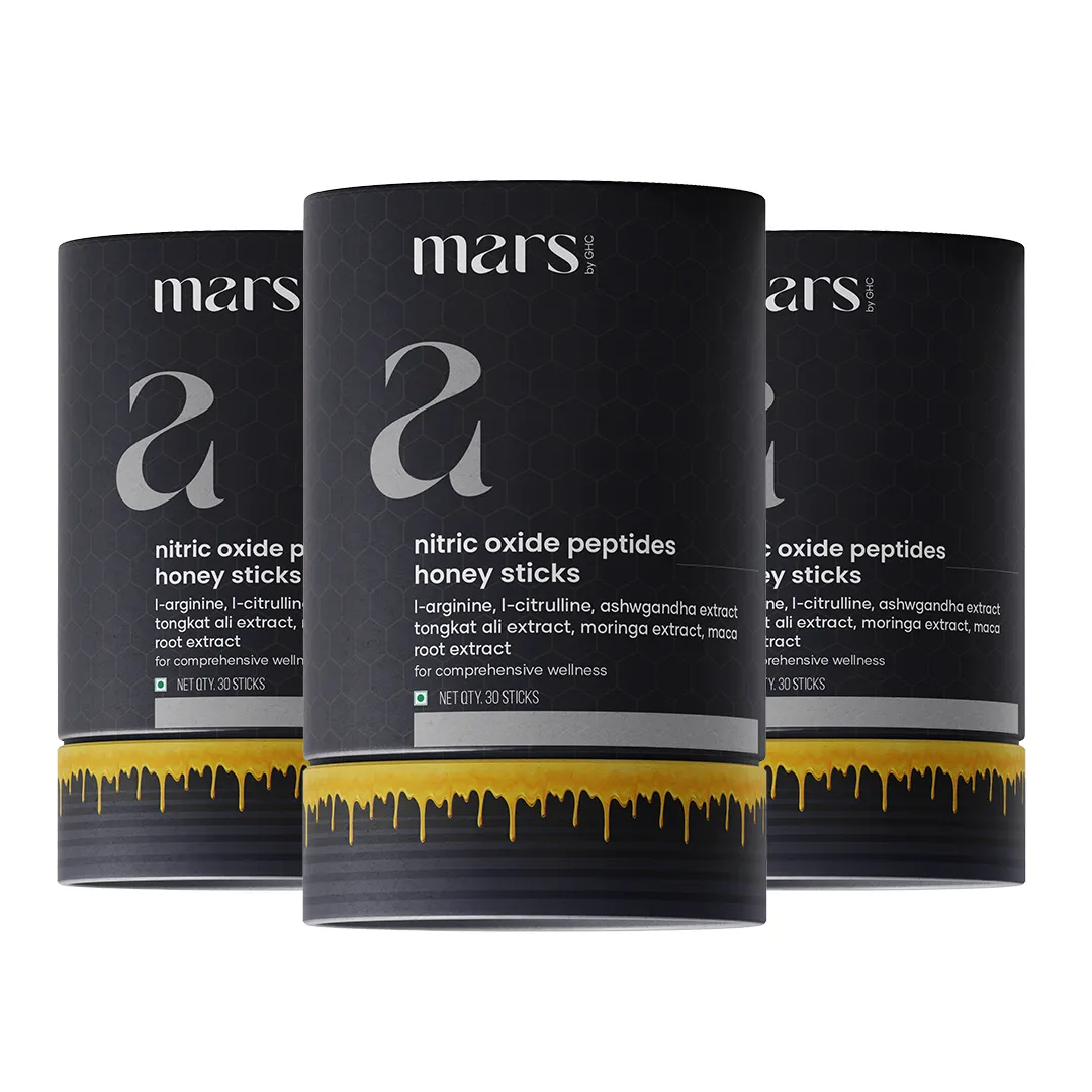 Mars Nitric Oxide Peptides Honey Sticks: Arginine & Citrulline Peptides - Image 3