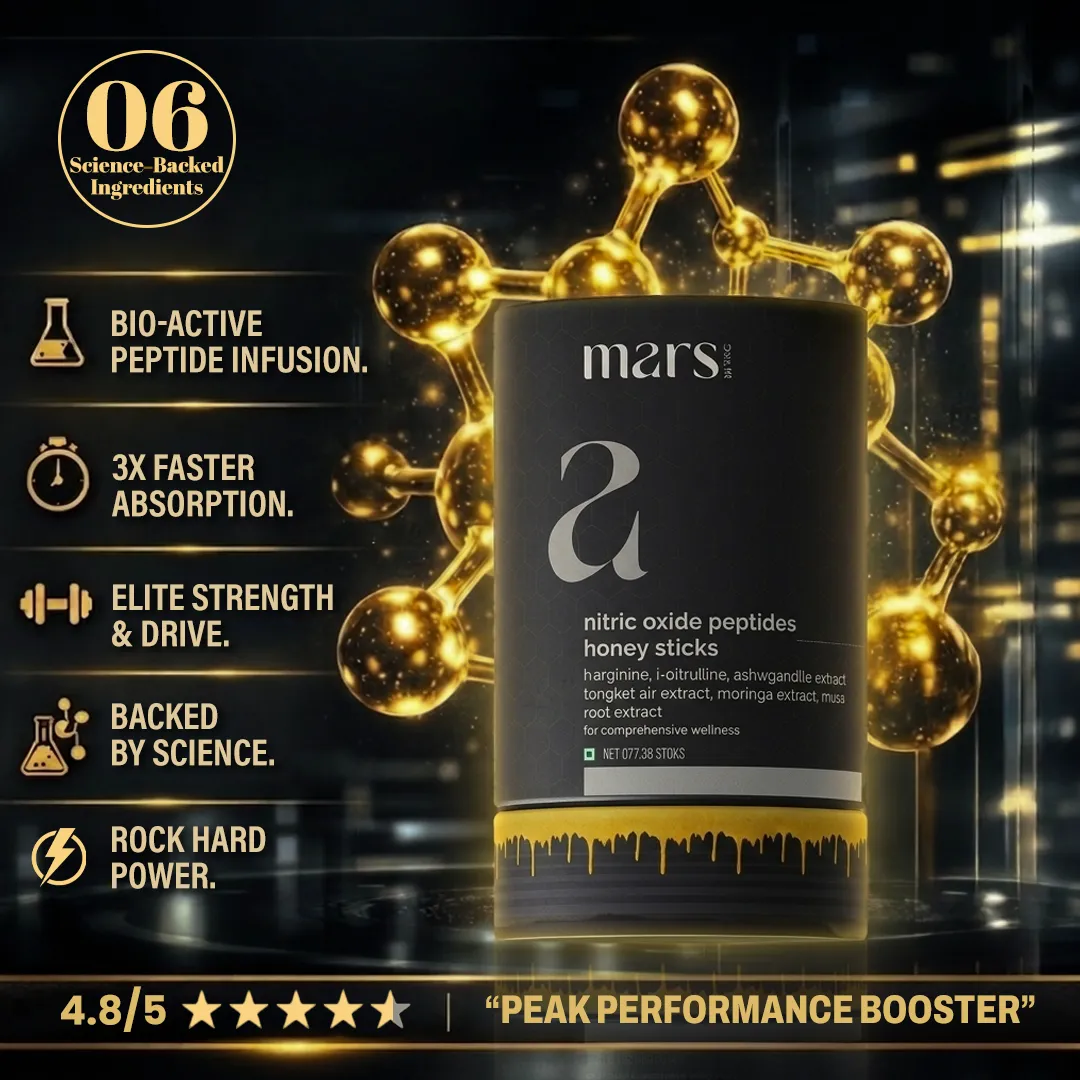 Mars Nitric Oxide Peptides Honey Sticks: Arginine & Citrulline Peptides - Image 4
