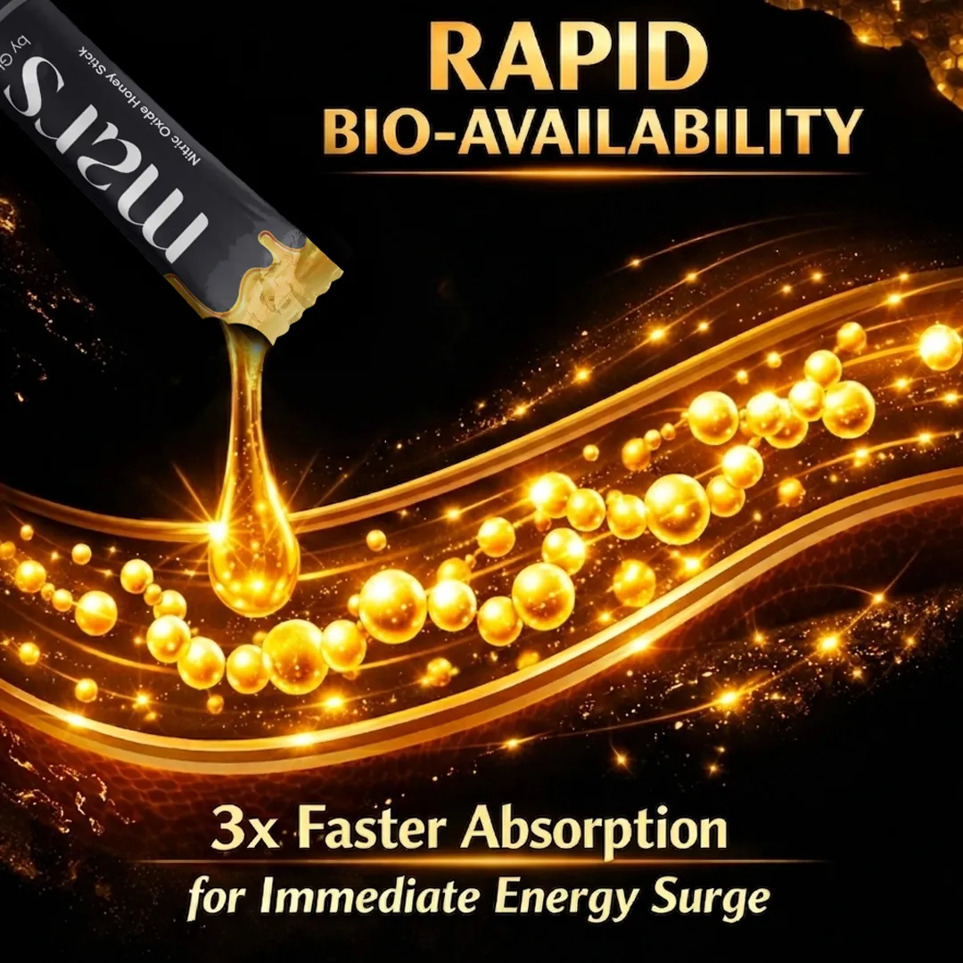 Mars Nitric Oxide Peptides Honey Sticks: Arginine & Citrulline Peptides - Image 9