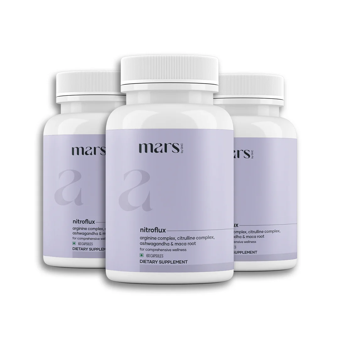 Mars NitroFlux Capsules with L-Arginine, L-Citrulline & Adaptogens – Blood Flow, Pump & Performance Support (60N) - Image 3