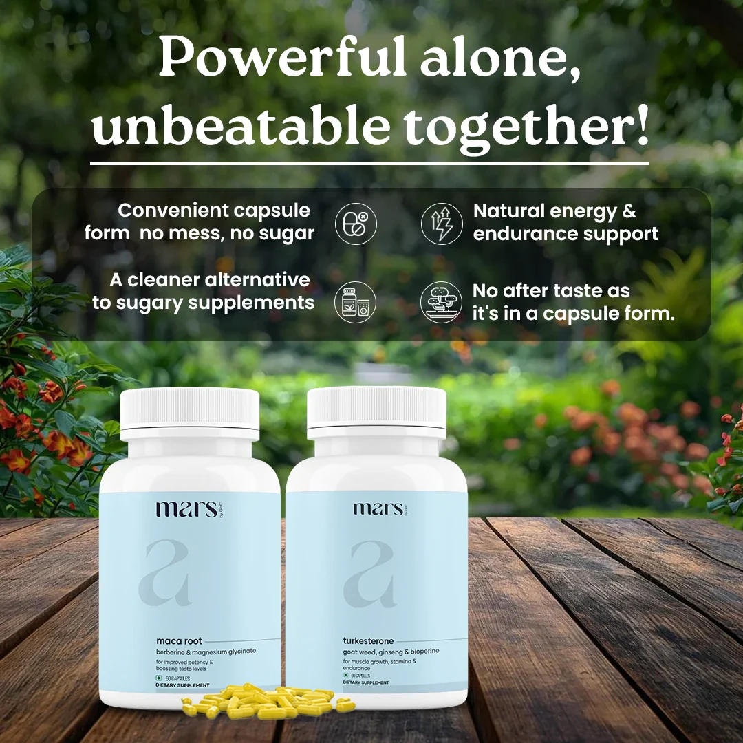 Mars Power Rush Combo - Powered by Turkesterone & Maca Root - Image 2