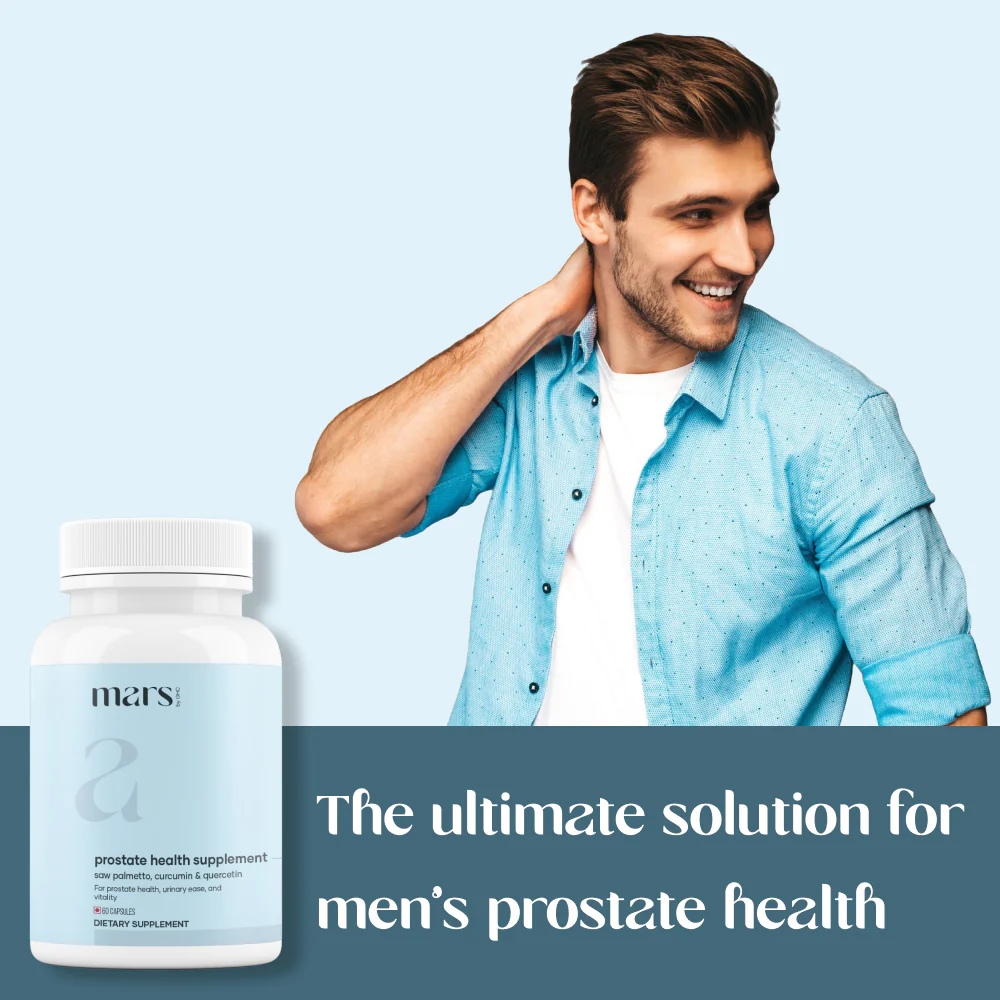 Mars Prostate Health Supplement: Powered with Saw Palmetto, Curcumin, & Quercetin (60N) - Image 6