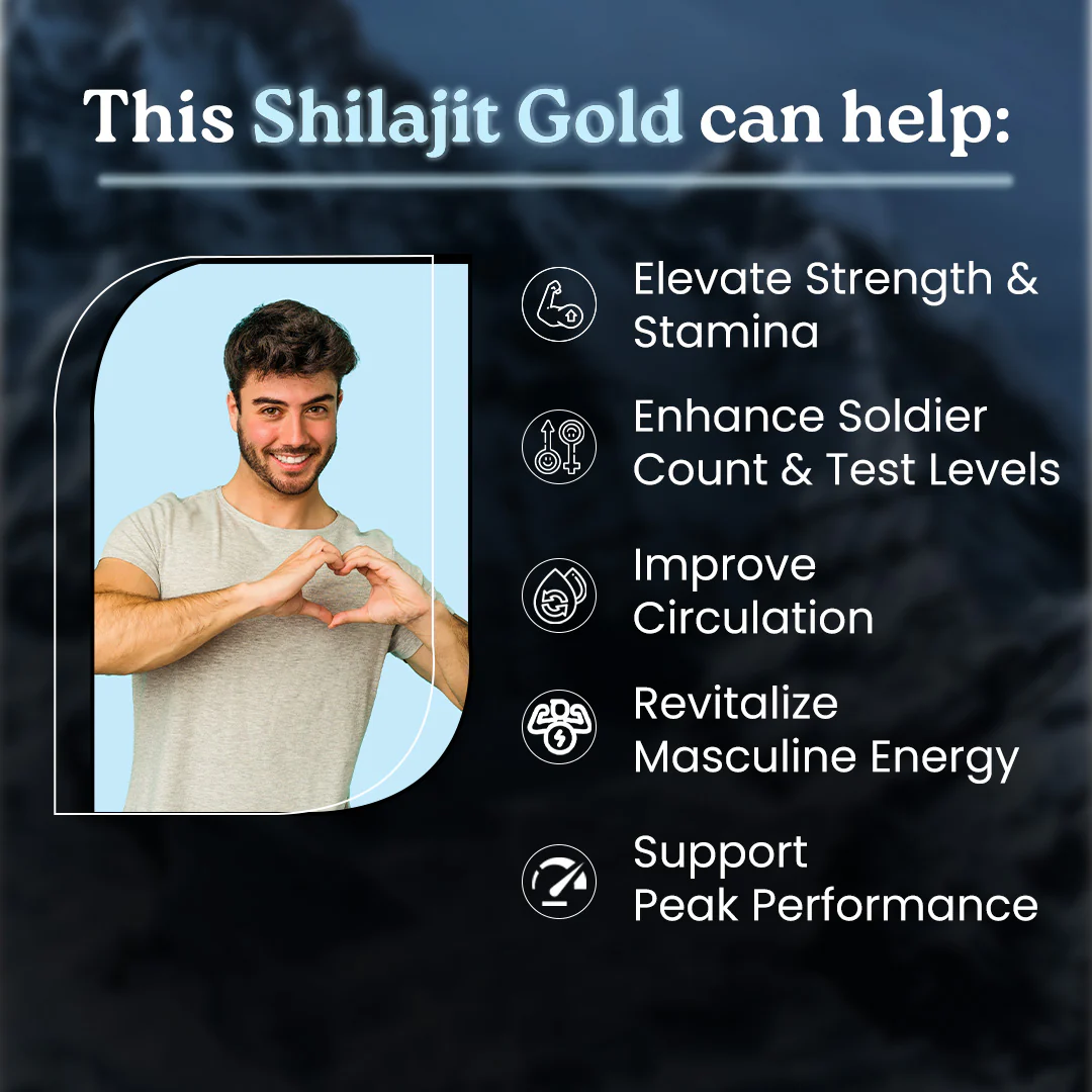 Mars Pure Himalayan Shilajit Gold Resin: Powered with Ashwagandha, Maca Root & Black Musli - Image 3