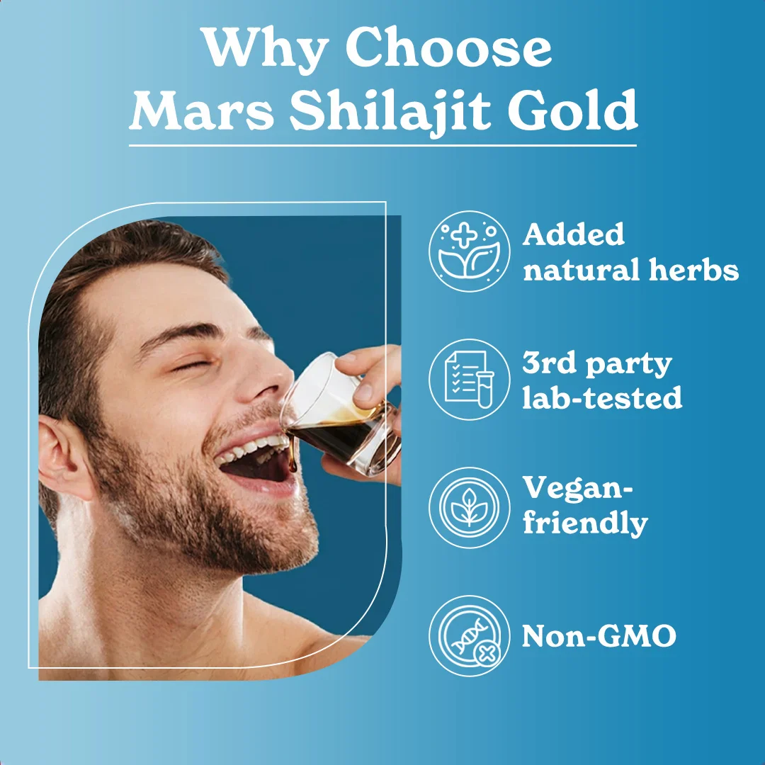 Mars Pure Himalayan Shilajit Gold Resin: A Testosterone Support Supplement with Tongkat Ali, Maca Root and Ashwagandha - Image 12