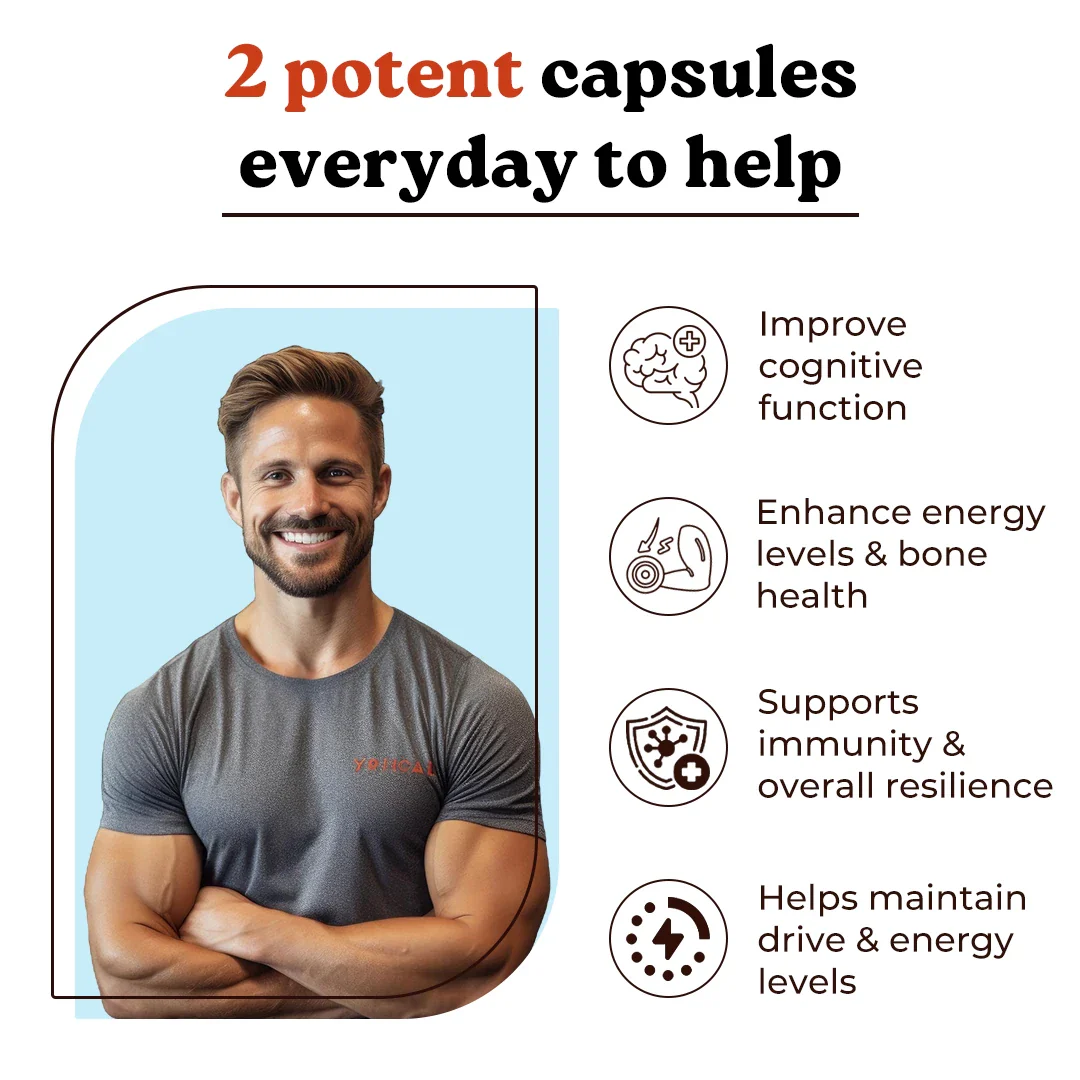 Mars Pure Lion's Mane Caps: Powered with Moringa, Tongkat Ali & Cod Liver Oil (60 N) - Image 7