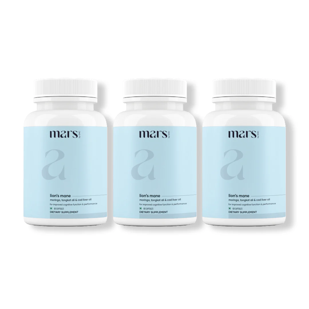 Mars Pure Lion's Mane Caps: Powered with Moringa, Tongkat Ali & Cod Liver Oil (60 N) - Image 9