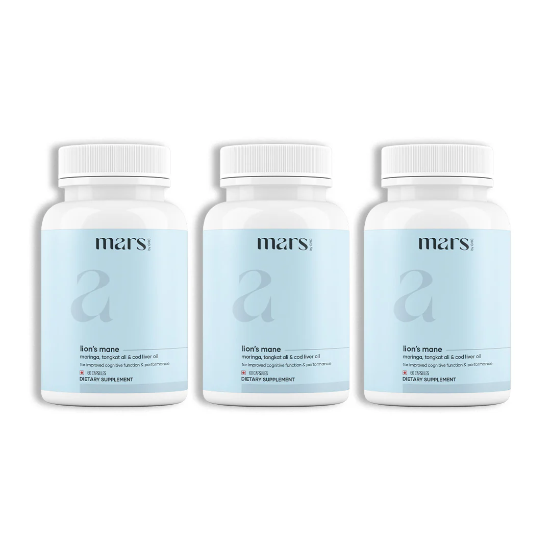 Mars Lion’s Mane Capsules with Tongkat Ali, Moringa & Cod Liver Oil – Stamina, Drive & Performance Support - Image 3