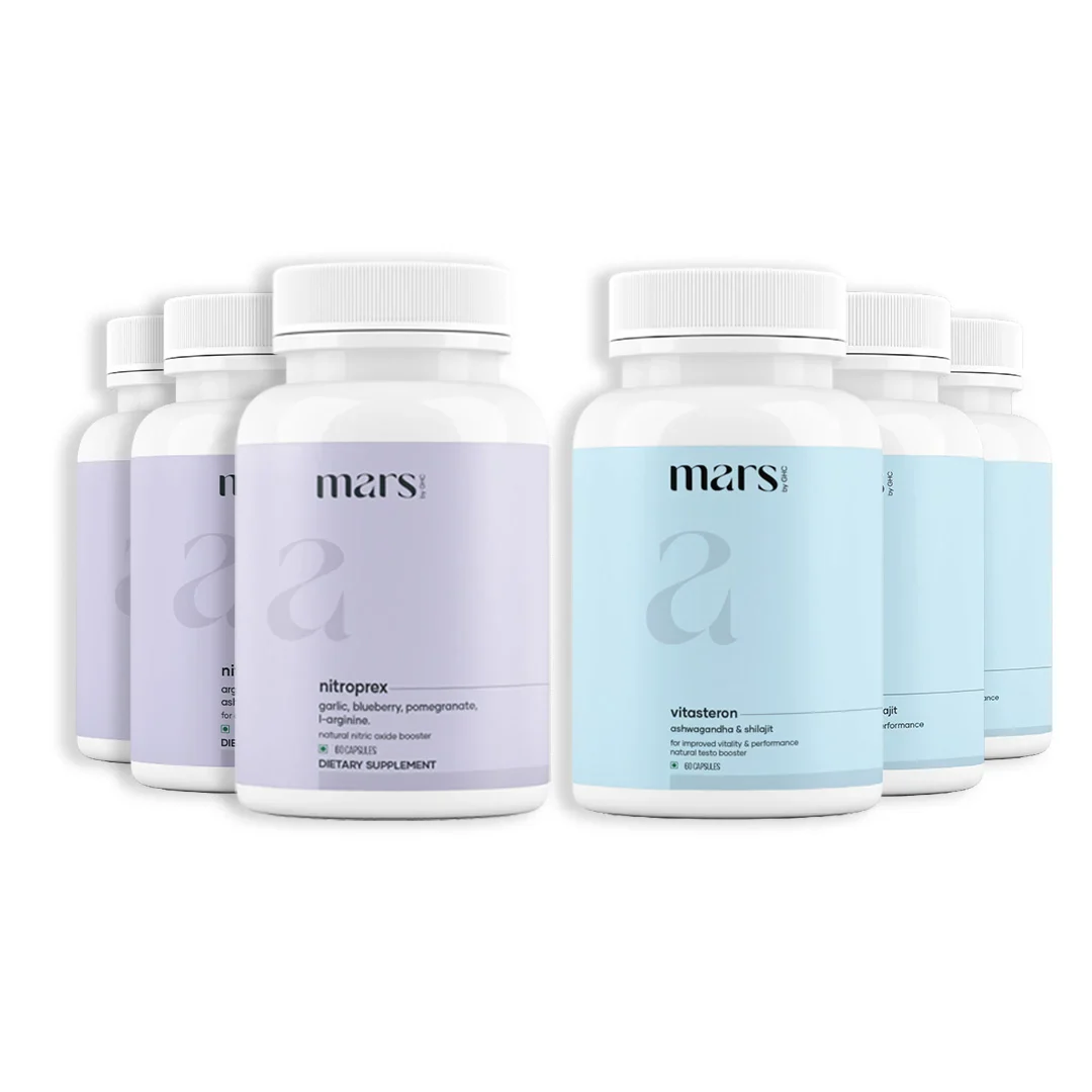 Mars Rise Max Combo: Dual Action Testosterone & Nitric Oxide Support for Strength, Stamina & Performance - Image 3
