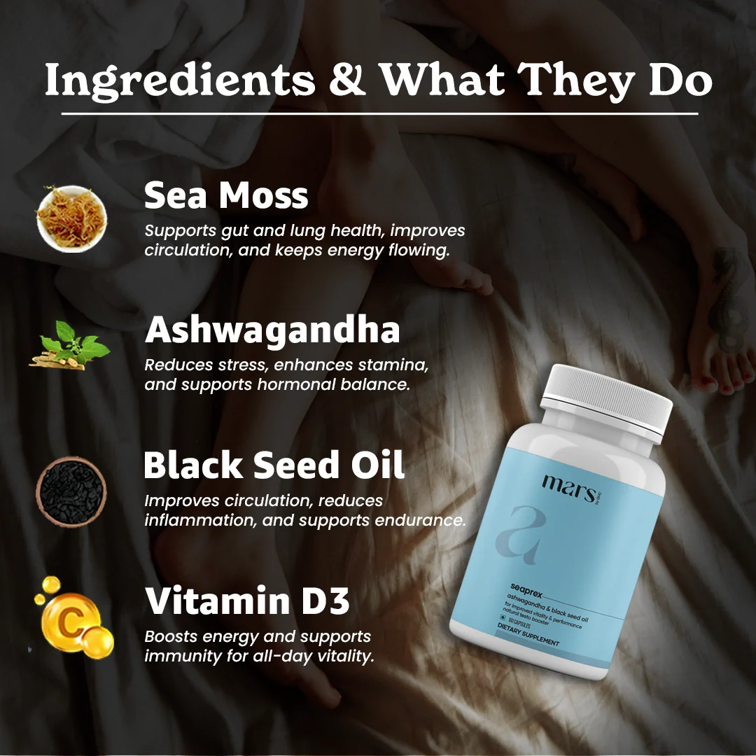 Mars SeaPrex: A Natural Performance Booster for Improved Drive, Stamina, & Sexual Health - Image 4