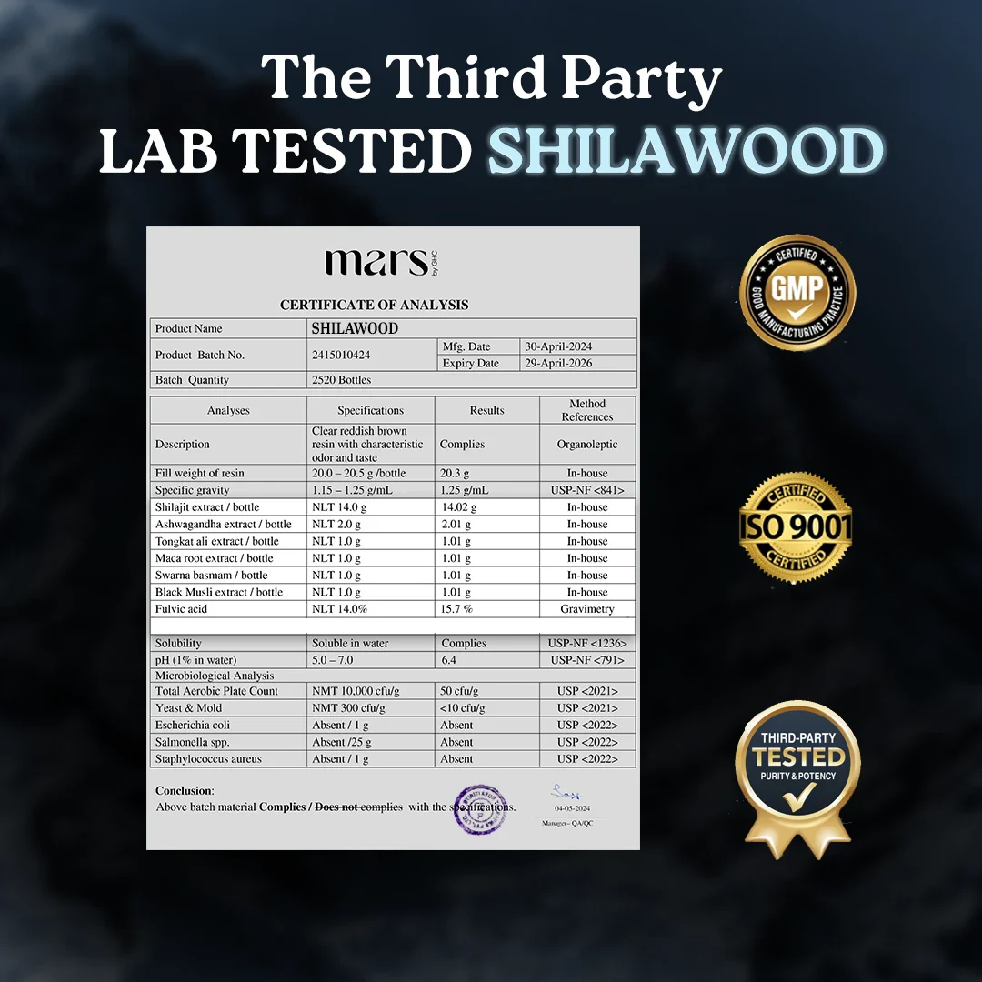 Mars ShilaWood: A T- Level & Performance Booster For Better Drive, Vigour, & Stamina - Image 5