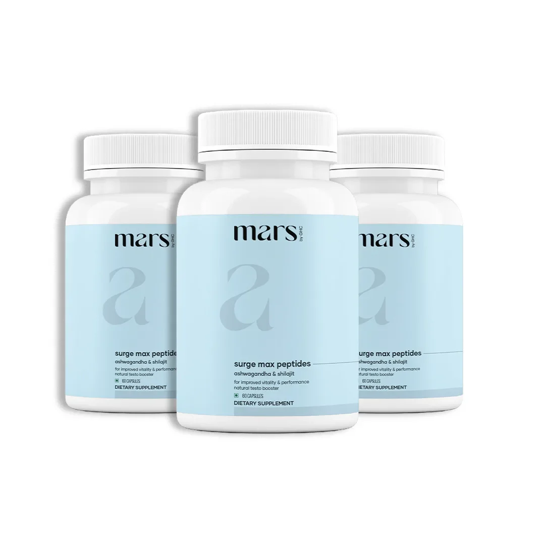 Mars Surge Max Testosterone Peptides: Powered With Performance Peptides, Ashwagandha & Shilajit - Image 3