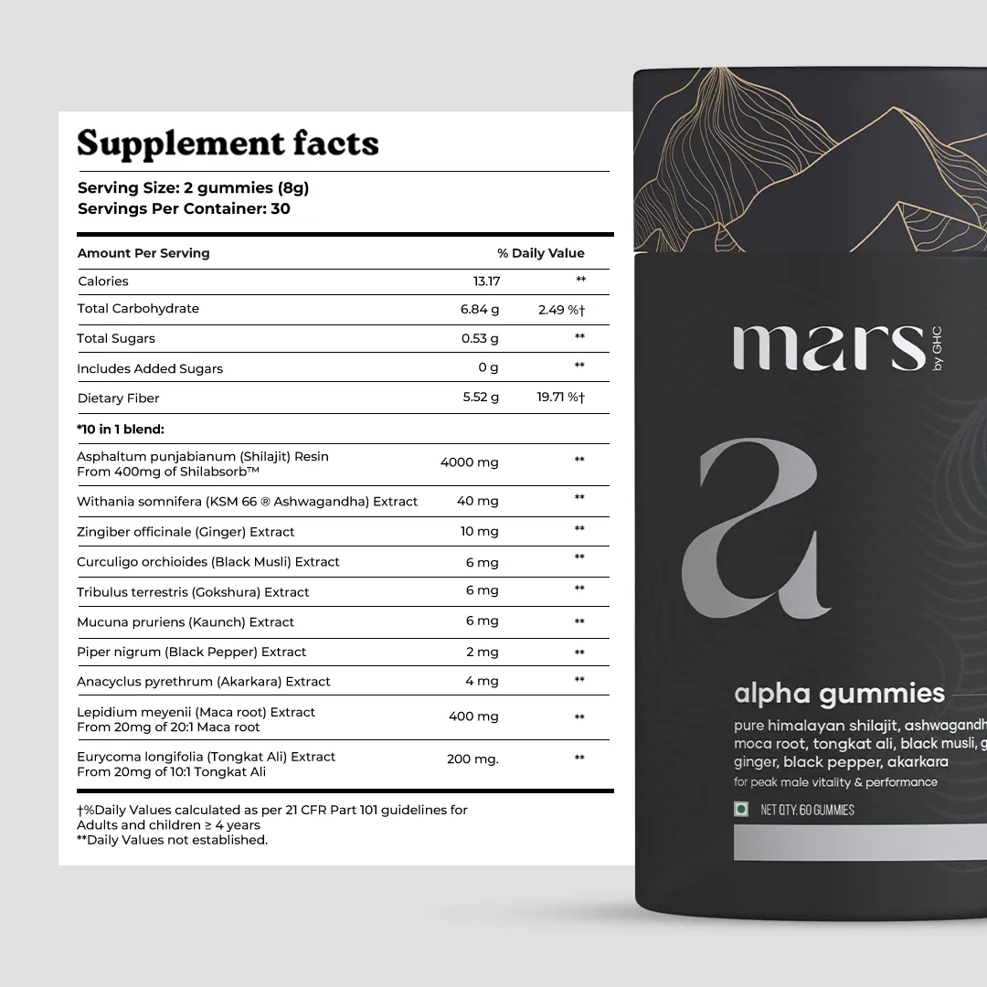 Mars Surge Max Peptides: Powered by Ashwagandha & Shilajit Peptides - Image 5