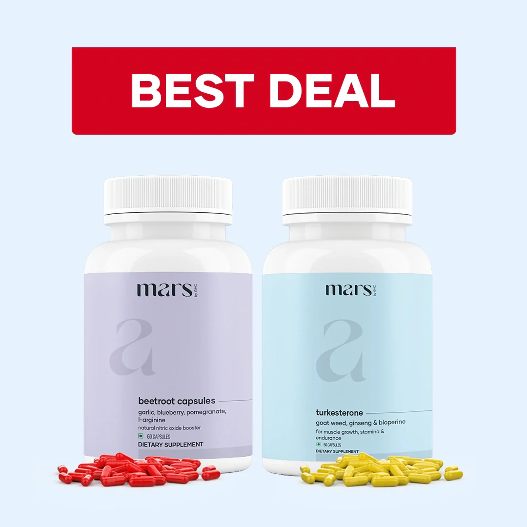 Mars Testo Max Combo : Mars Beetroot Nitric Oxide Booster & Mars Turkesterone Capsules - Image 7