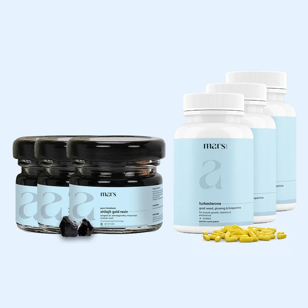 Mars Ultimate T-Levels Boost Combo - Powered by Shilajit Gold Resin & Turkesterone - Image 11