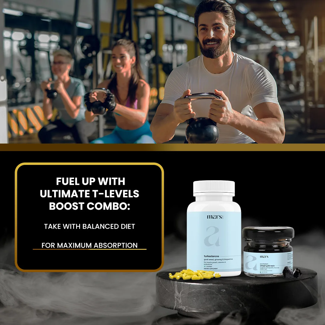 Mars Ultimate T-Levels Boost Combo - Powered by Shilajit Gold Resin & Turkesterone - Image 6
