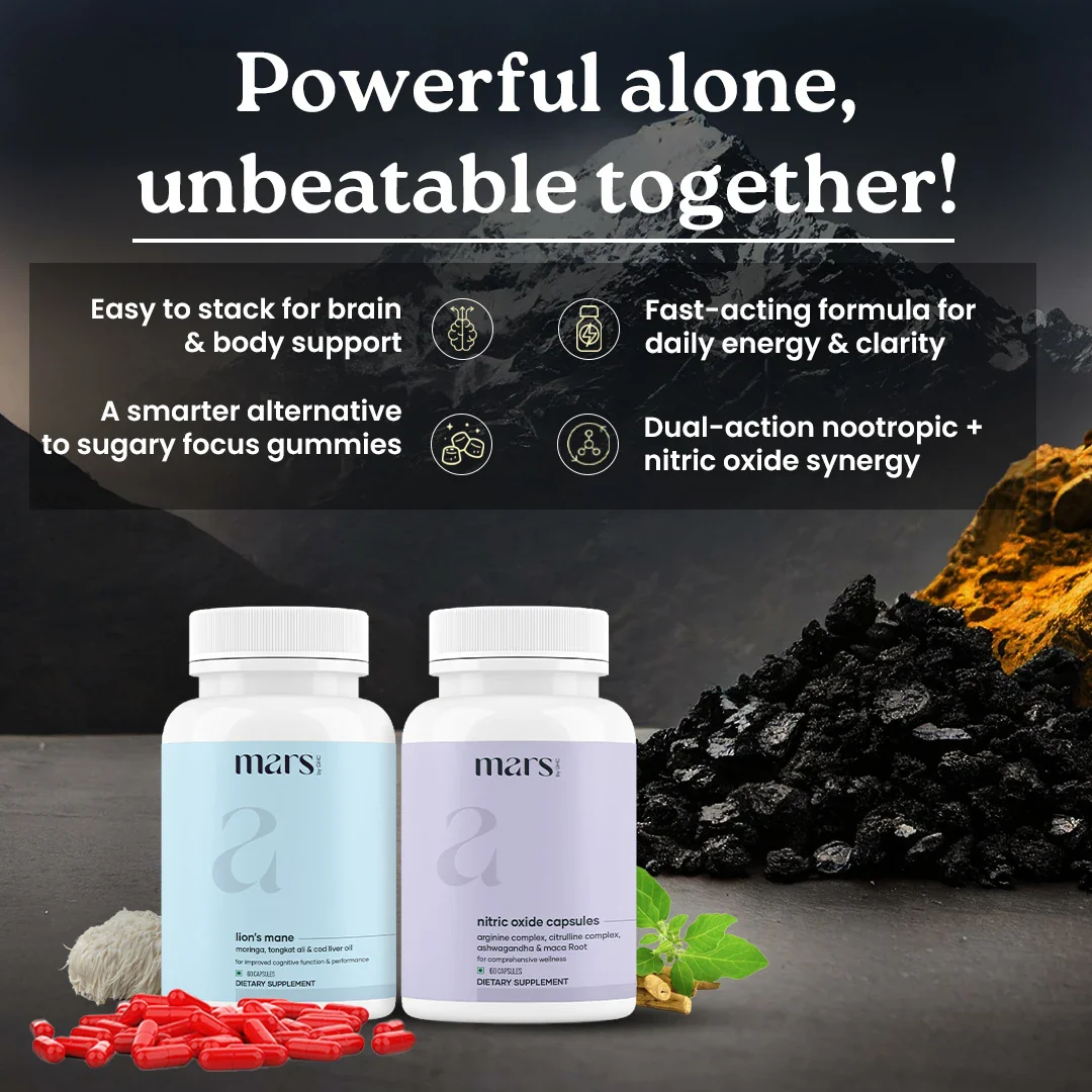 Mars Vitality Max - A Lion’s Mane & Nitric Oxide Combo for Better Stamina & Performance - Image 11