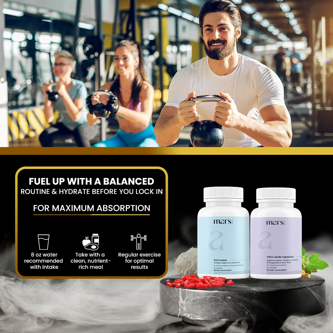 Mars Vitality Max - A Lion’s Mane & Nitric Oxide Combo for Better Stamina & Performance - Image 13